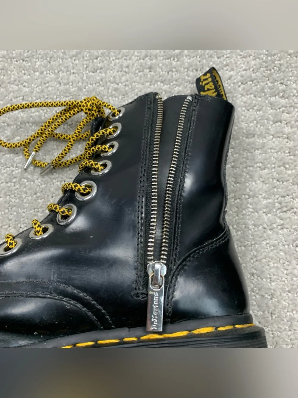 Dr Martens Jadon Max 2” Platform Boots Women’s 6 Goth Punk Grunge Rock